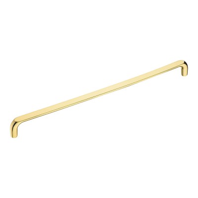 Ручка скоба 395-320-Gold цвет глянцевое золото длина 332 мм, крепление 320 мм  