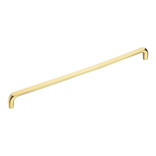 Ручка скоба 395-320-Gold цвет глянцевое золото длина 332 мм, крепление 320 мм  