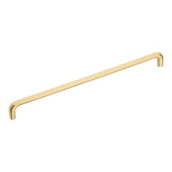 Ручка скоба 395-320-Matt Gold цвет сатинированное золото длина 332 мм, крепление 320 мм  