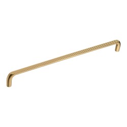 Ручка скоба 396-320-Champagne Gold цвет матовая латунь длина 332 мм, крепление 320 мм 