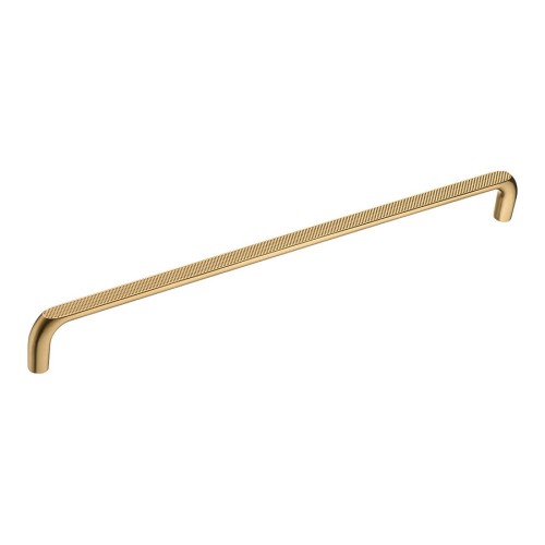 Ручка скоба 396-320-Champagne Gold цвет матовая латунь длина 332 мм, крепление 320 мм 