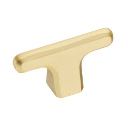 Ручка кнопка 4107 001PC35 цвет матовое золото ширина 55 мм