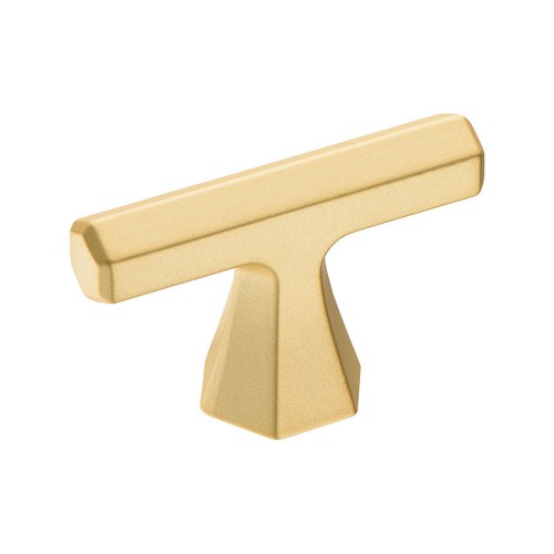 Ручка кнопка 4108 001PC35 цвет матовое золото ширина 50 мм