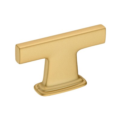 Ручка кнопка 4110 016PC35 цвет матовое золото ширина 60 мм 