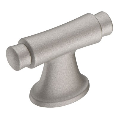 Ручка кнопка 4117 016PC04 цвет матовый никель ширина 56 мм, крепление 16 мм