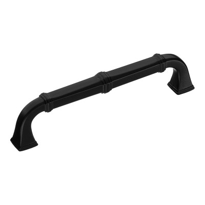 Ручка модерн скоба 4224 0128 AL6 цвет черный длина 144 мм  