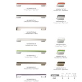 Ручка кнопка 429025MP02PL08 цвет глянцевый хром, желтый пластик длина 28 мм