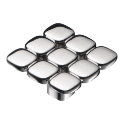 Ручка кнопка квадратная 470025MP02 цвет глянцевый хром ширина 48 мм Ручка кнопка квадратная 470025MP02 цвет глянцевый хром ширина 48 мм