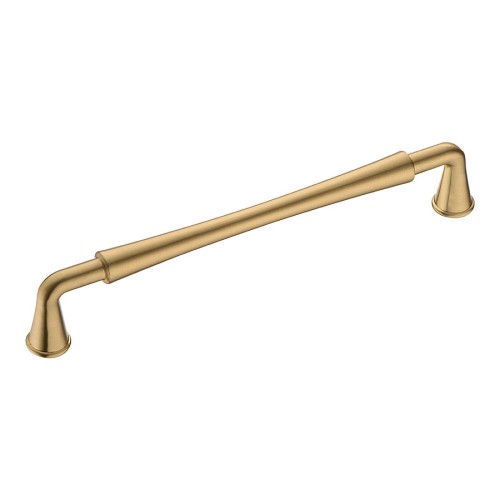 Ручка скоба 543-160-Champagne Gold цвет матовая латунь длина 175 мм, крепление 160 мм 