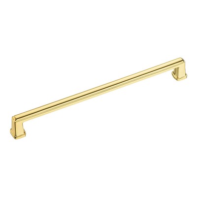 Ручка скоба 544-224-Gold цвет глянцевое золото длина 240 мм, крепление 224 мм 