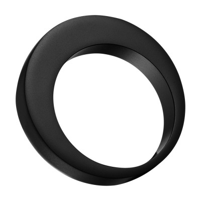 Ручка кольцо 6530 0060 AL6 цвет черный диаметр 60 мм, крепление 32 мм 