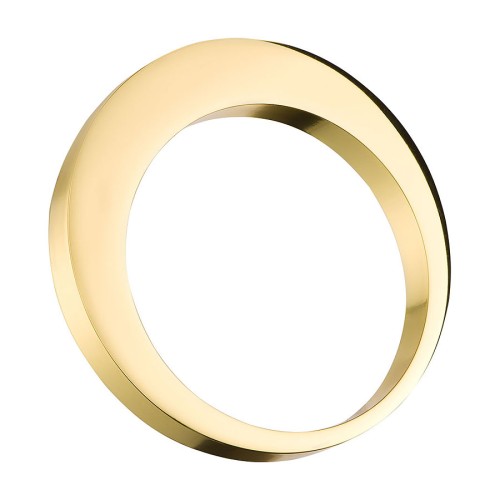 Ручка кольцо 6530 0060 GL цвет глянцевое золото диаметр 60 мм, крепление 32 мм 