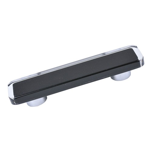 Ручка скоба 696NE1 цвет черный, матовый хром длина 146 мм, крепление 96 мм 