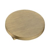 Ручка кнопка круглая 7207 0060 ABM-ABM цвет состаренная латунь диаметр 60 мм, крепление 32 мм