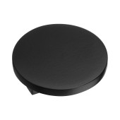 Ручка кнопка круглая 7207 0060 AL6-AL6 цвет черный диаметр 60 мм, крепление 32 мм