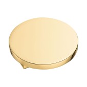 Ручка кнопка круглая 7207 0060 GL-GL цвет глянцевое золото диаметр 60 мм, крепление 32 мм