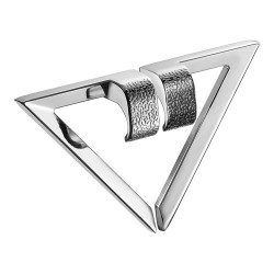 Ручка скоба 7430.064 Chrome (SET) цвет глянцевый хром длина 130 мм, крепление 64 мм, набор 2 штуки