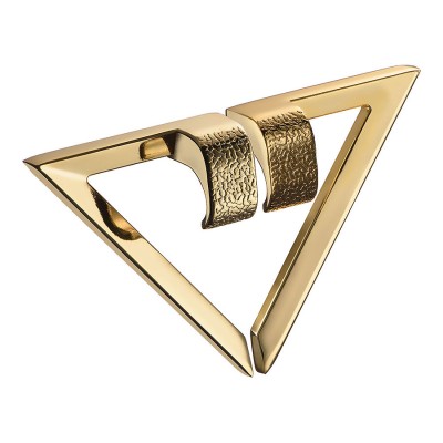 Ручка скоба 7430.064 Gold (SET) цвет глянцевое золото длина 130 мм, крепление 64 мм 