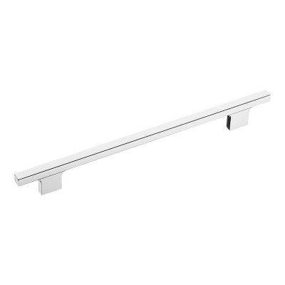 Ручка рейлинг 8080.0192.032 цвет полированный алюминий длина 256 мм, крепление 192 мм