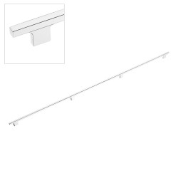 Ручка рейлинг 8080.0992.032 цвет полированный алюминий длина 1056 мм, крепление 992 мм