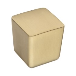 Ручка модерн кнопка квадратная 8151-020 цвет матовая латунь ширина 25 мм 