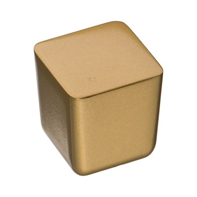 Ручка модерн кнопка квадратная 8151-200 цвет матовое золото ширина 25 мм