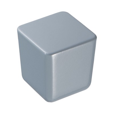 Ручка модерн кнопка квадратная 8151-580 BLUE BRIGHT цвет глянцевый голубой ширина 25 мм