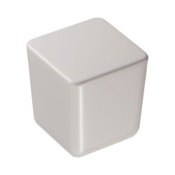 Ручка кнопка квадратная 8151-582 GREY BRIGHT цвет глянцевый серый ширина 25 мм