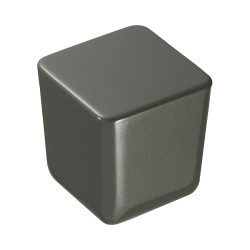 Ручка кнопка квадратная 8151-583 GREEN BRIGHT цвет глянцевый зеленый ширина 25 мм