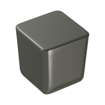 Ручка модерн кнопка квадратная 8151-583 GREEN BRIGHT цвет глянцевый зеленый ширина 25 мм