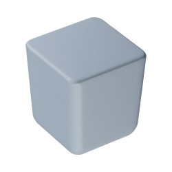 Ручка модерн кнопка квадратная 8151-680 BLUE цвет голубой матовый ширина 25 мм