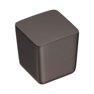 Ручка модерн кнопка квадратная 8151-750 цвет графит ширина 25 мм