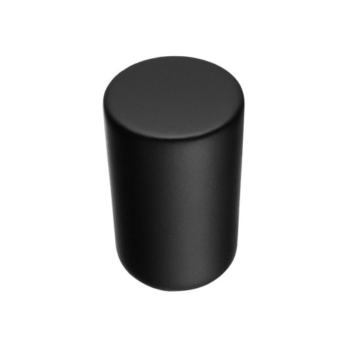 Ручка кнопка цилиндр 8162-032 цвет черный диаметр 15 мм 