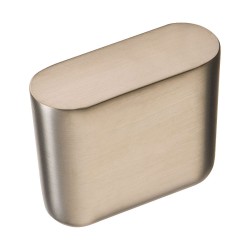 Ручка модерн кнопка овальная 8171-038 цвет никель длина 34 мм 