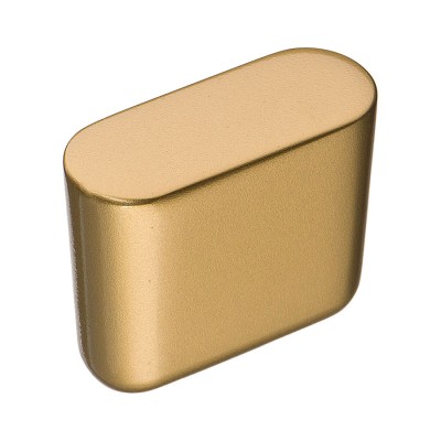 Ручка модерн кнопка овальная 8171-200 цвет матовое золото длина 34 мм 