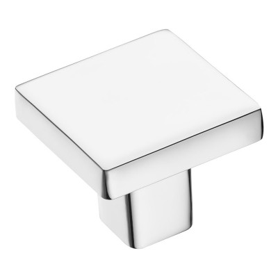 Ручка кнопка квадратная 82-Chrome цвет глянцевый хром ширина 30 мм Ручка кнопка квадратная 82-Chrome цвет глянцевый хром ширина 30 мм