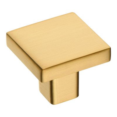 Ручка кнопка квадратная 82-Matt Gold цвет сатинированное золото ширина 30 мм Ручка кнопка квадратная 82-Matt Gold цвет сатинированное золото ширина 30 мм