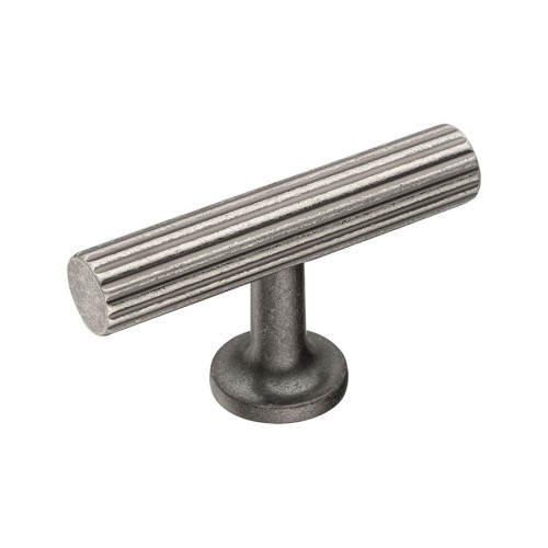 Ручка кнопка 8887 0008 OSM-OSM цвет старое серебро ширина 60 мм