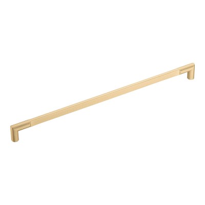 Ручка рейлинг 8901 0320 Elmira Titanyum Sari цвет брашированное золото длина 331 мм, крепление 320 мм