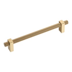 Ручка рейлинг 8945 0160 BB-BB цвет матовое золото длина 196 мм, крепление 160 мм