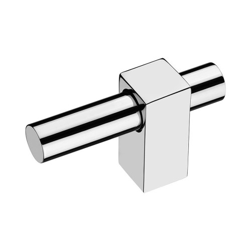 Ручка кнопка 8954 0008 CR-CR цвет глянцевый хром длина 60 мм