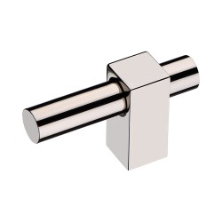 Ручка кнопка 8954 0008 PN-PN цвет глянцевый никель длина 60 мм