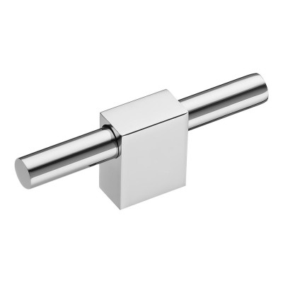 Ручка модерн кнопка Т-образная 8964 0100 CR-CR цвет глянцевый хром длина 100 мм крепление 16 мм Ручка модерн кнопка Т-образная 8964 0100 CR-CR цвет глянцевый хром длина 100 мм крепление 16 мм