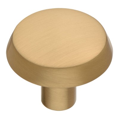 Ручка кнопка круглая 90-Champagne Gold цвет матовая латунь диаметр 30 мм Ручка кнопка круглая 90-Champagne Gold цвет матовая латунь диаметр 30 мм