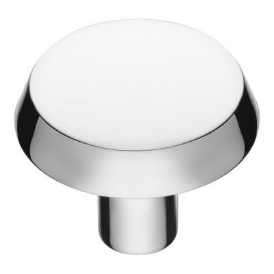 Ручка кнопка круглая 90-Chrome цвет глянцевый хром диаметр 30 мм Ручка кнопка круглая 90-Chrome цвет глянцевый хром диаметр 30 мм
