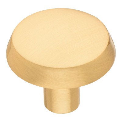 Ручка кнопка круглая 90-Matt Gold цвет сатинированное золото диаметр 30 мм Ручка кнопка круглая 90-Matt Gold цвет сатинированное золото диаметр 30 мм