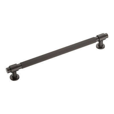 Ручка рейлинг 9380 0224 ALM3-ALM3 цвет матовый графит длина 258 мм, крепление 224 мм