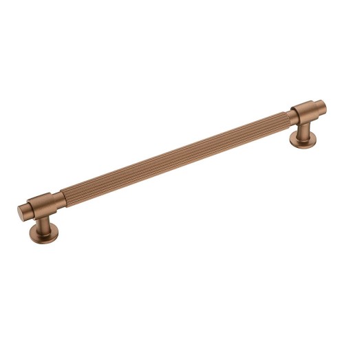 Ручка рейлинг 9380 0224 ELX8-ELX8 цвет брашированная бронза длина 258 мм, крепление 224 мм