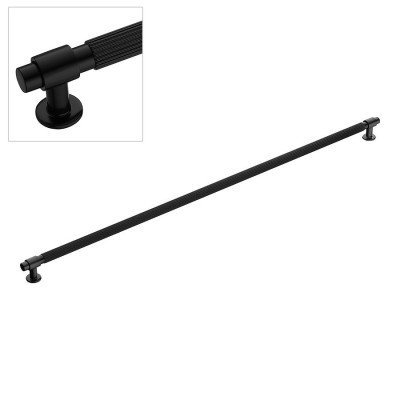 Ручка рейлинг 9380 0640 AL6-AL6 цвет черный длина 674 мм, крепление 640 мм