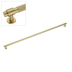 Ручка рейлинг 9380 0640 GB-GB цвет матовая латунь длина 674 мм, крепление 640 мм